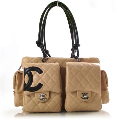 CHANEL Calfskin Quilted Large Cambon Multipocket Reporter 